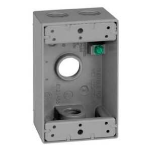CAJA 2X4X1/2 W/P