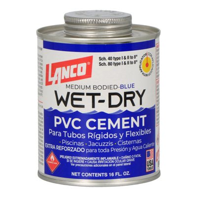 CEMENTO PVC DE 16 ONZ AZUL