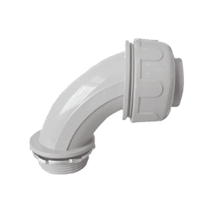 CONECTOR LT CURVO PLASTICO DE 3/4