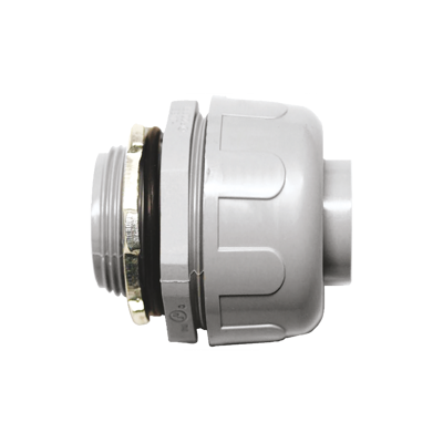 CONECTOR LT RECTO PLASTICO DE 1