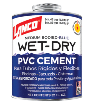GALON DE CEMENTO PVC AZUL