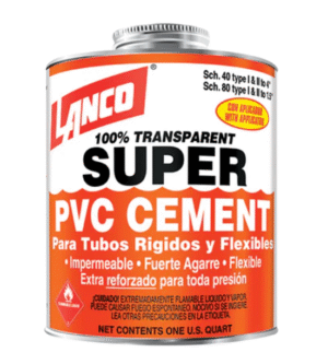 GALON DE CEMENTO PVC CLIAR