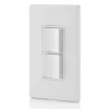 INTERRUPTOR DOBLE LEVITON DECORA BLANCO