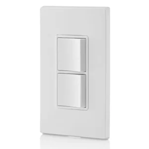 INTERRUPTOR DOBLE LEVITON DECORA BLANCO