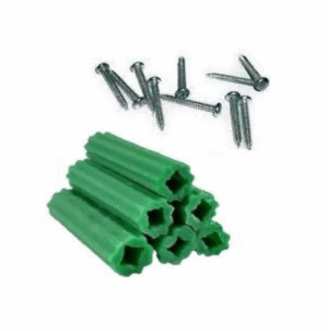 TARUGO VERDE CON TORNILLO 1/4